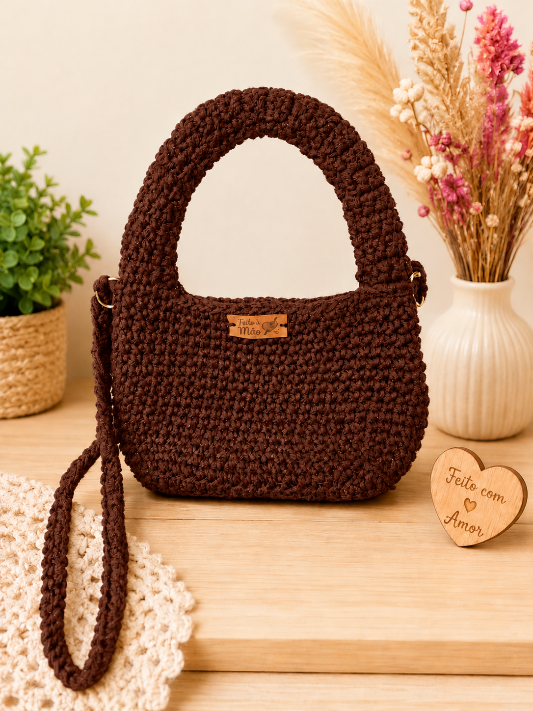 Bolsas de Crochê - Modelo 1